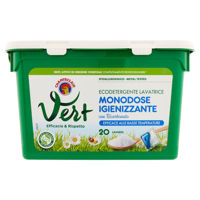Капсулы для стирки Vert Eco Igienizant 20капсул