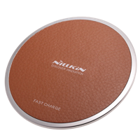 Wireless Charger Nilkin, Magic Disk III, 10W, Fast Charging, Brown