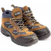 Спецобувь Profmet 345646 Ботинки из замши/ткани, защита Уровень S1P, стальной носок, коричневый, 46 мм