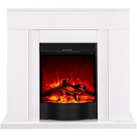 Камин электрический ArtFlame Agnes white & Corsica