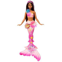 Кукла Barbie JDM73 Sirena magică, brunetă
