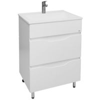 Dulap pentru lavoar Mashtab 11430 Print cu 2 sertare 60cm Alb