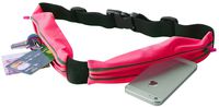 Puro Universal double pouch sport belt for  smartphones pink (UNISPORTBELT2PNK)