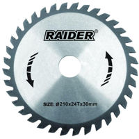 Disc de tăiere Raider 163133 lamă de ferăstrău circular 210x30x2.5mm 24t