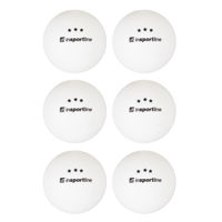 Мячи для настольного тенниса (6 шт.) inSPORTline Elisenda S3 21568-1 white (7473)