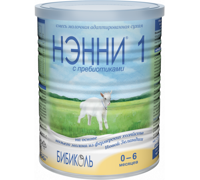 Lapte praf de capra Нэнни 1 cu prebiotice (0-6 luni) 800 g