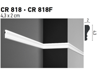 CR818 ( 4.3 x 2 x 200 cm.)