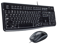 Logitech Desktop MK120 Black USB