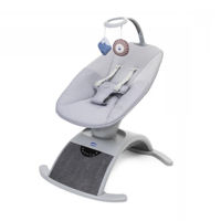 Детское кресло-качалка Chicco 798901 Comfy Wave, Silverspring (muzical), 0+ luni