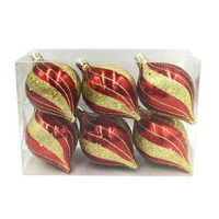 Decor de Crăciun și Anul Nou Promstore 20109 Набор украшений елочных Сосульки 6шт 9x5.5cm