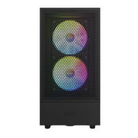 Case ATX NZXT H5 Flow RGB, 1xUSB 3.2, 1xType-C, 2x120mm & 2x140mm, Tempered Glass,Mesh Freont,Black