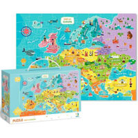 Puzzle Dodo 300124 Puzzle Harta Europei, 100 elem.
