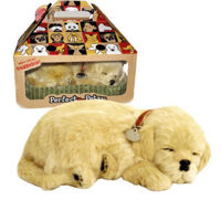 Jucărie de pluș Perfect Petzzz 91-02 Cățeluș Retriever auriu cu imitație de respirație