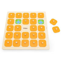 Настольная игра Viga 44691 Joc de dezvoltare a memoriei Ghiceste imaginile, 10 carduri de joc