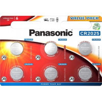 Батарейка Panasonic CR-2025EL/6B