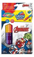 Creioane colorate cu două capete -  Colorino Disney Avengers