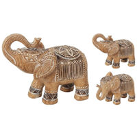 Декор H&S 53707 Statueta Elefant 15.5x7x14cm, din polystone
