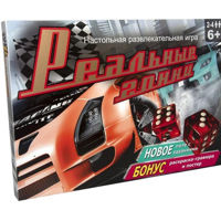 Настольная игра Strateg 40014 Игра Реальные гонки (рус.)