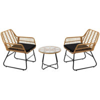 Садовая мебель GardenLine ABI3392 Light Brown/Black