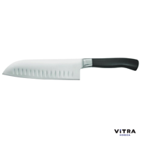купить Kухонный нож гофрированный L 200 мм кованая сталь Elite в Кишинёве