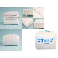 Saltea ortopedică Promstore 54944 Topper 160x200+5cm Downa Comfort 15% puf 55% pene 3744gr