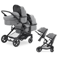 Сărucior pentru copii Hauck Atlantic Twin Melange Grey