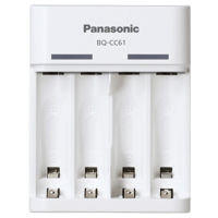 USB Charger Panasonic "Basic" 4-pos AA/AAA, BQ-CC61USB