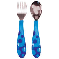 Set tacamuri din inox Munchkin Blue 12+ luni