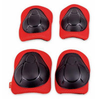 Защитное снаряжение Hape E1086 Genunchiere și cotiere de protecție Adventurer, roșu