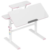 Masă de birou Mark Adler Biurko Study 4.7 PINK