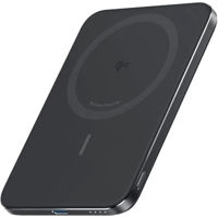 Аккумулятор внешний USB (Powerbank) Xiaomi UltraThin Magnetic 5000 15W Black