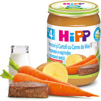 Пюре Hipp морковь, картофель и ягненок (4+ мес.), 190 г