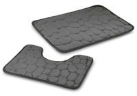 Коврик для ванной Tadar Set Dark Grey 2pcs 60x40cm/50x40cm