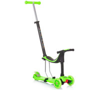 Chipolino Самокат 2в1 с ручкой "Multi Plus" DSMUL0232GR green