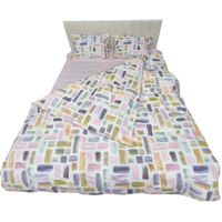 Textile de casă PernaMD 10176/138 Set de lenjerie pentru pat Ranfors 2.4/design 138