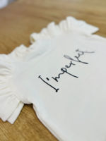.Футболка принт Imperfect
