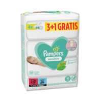 Влажные салфетки Pampers Sensitive 3+1, 4x80 шт.