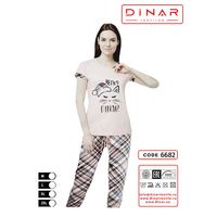 Pijama Dame (maiou cu pantaloni 3 sferturi) (M-2XL)