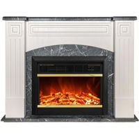 Șemineu electric ArtFlame Magnolia & Mars, 900x1150x320 mm, Fildeş