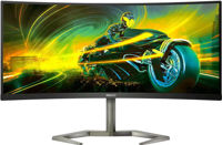 34" PHILIPS 34M1C5500V,Black,VA,3440x1440,165Hz,AdaptiveSync,1msMPRT,350cd,HDR,MegaDCR,HDMI+DP,Spkrs