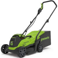 Газонокосилка Greenworks GD24LM33, 33cm, 24V*4Ah