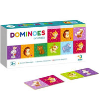 Настольная игра Dodo 300248 Domino cu animale, 28 cărți