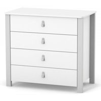 Комод-пеленатор Veres 33.2.351.2.17 Монако 900 бело-серый