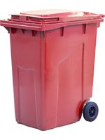 360L, Kонтейнеры для мусора, красный