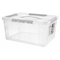 Короб для хранения Бытпласт 45722 Econova Grand box 39X29X18cm, 15l, серый