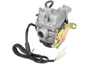 Complete Carburetor Gy6 80 (Kunfu) (Plast Pc) Constant Vacuum (Plastic Bottom, Short Diameter 28Mm, Filter Diameter 38mm)