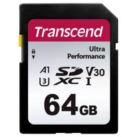 .64GB  SDXC Card (Class 10) UHS-I , U3, Transcend 340S  "TS64GSDC340S" (R/W:160/50MB/s)
