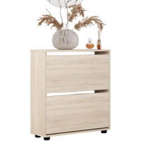 Raft pentru încălțăminte Mobildor-Lux Leo 70x27x86H cm Sonoma