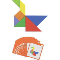 Настольная игра Viga 50643 Joc de inteligență Tangram magnetic
