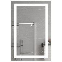 Oglindă baie Uniplast LM-111.6080 LED 6000K (dreptunghiulara cu janta) 60x80 cm